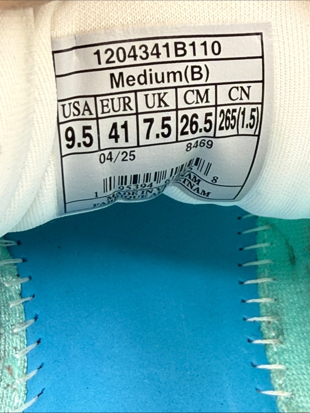 Brooks Glycerin 22 women’s 9.5 Mint Running Shoes with Blue Logo s16 - Picture 6 of 6